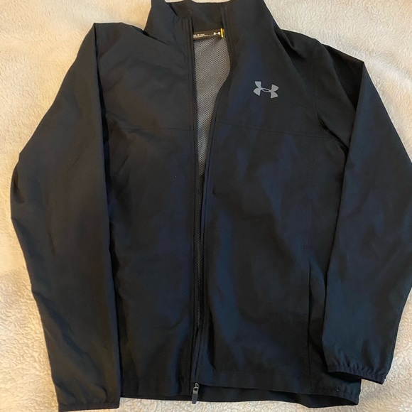 MENS BLACK UNDER ARMOUR VITAL TRAINING JACKET - Picture 4 of 6